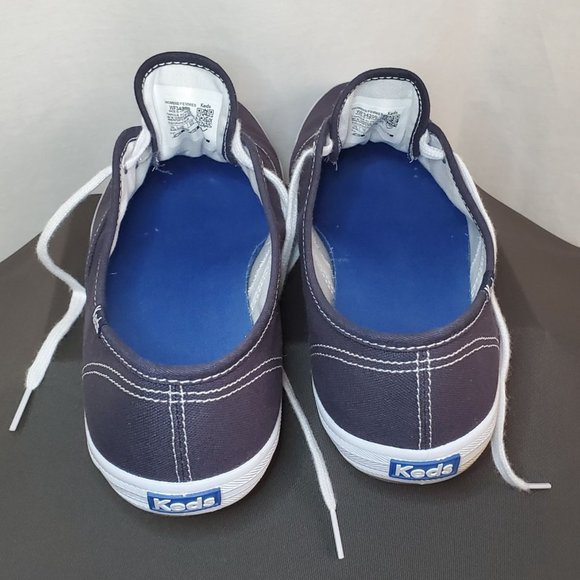 Keds Women's Size 9.5 EE Champion Canvas Sneakers Softerra Padded Footbed Shoes - Picture 5 of 7